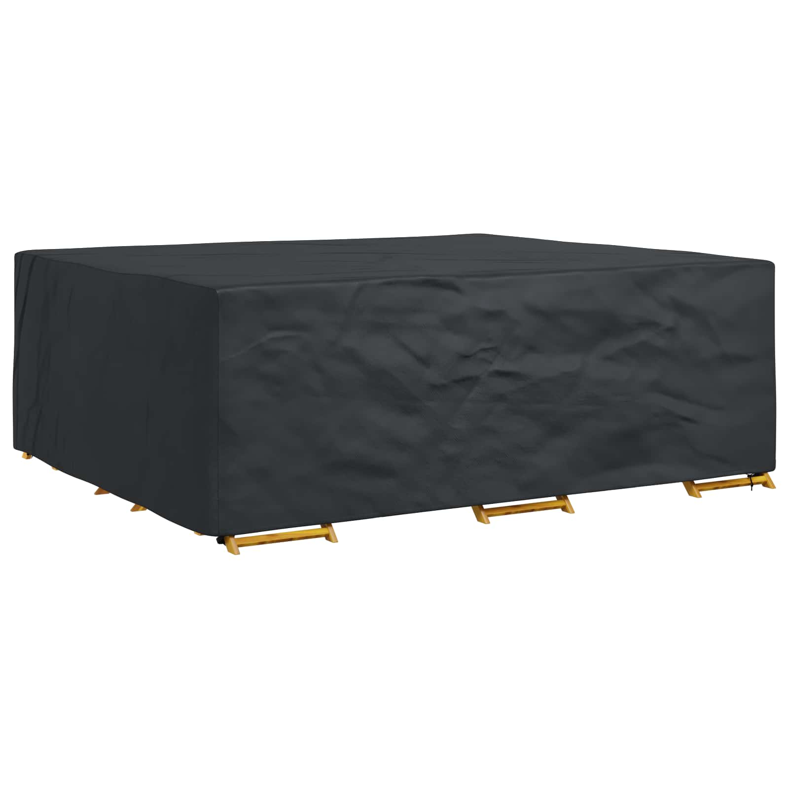 vidaXL Furniture Cover Plain Black 300 x 250 x 100 cm 210D 3