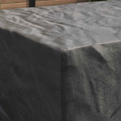 vidaXL Furniture Cover Plain Black 305 x 190 x 85 cm 420D 6