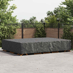 vidaXL Furniture Cover Plain Black 350 x 260 x 90 cm 210D 1