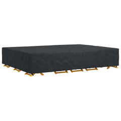 vidaXL Furniture Cover Plain Black 350 x 260 x 90 cm 210D 3