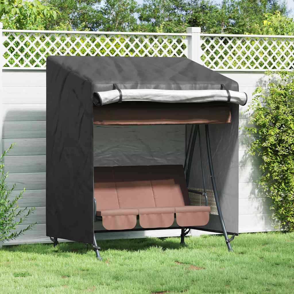 vidaXL Outdoor Swing Cover Black 155 x 95 x 165 cm 600D Oxford Fbric 1