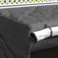 vidaXL Outdoor Swing Cover Black 220 x 150 x 150 cm 210D Oxford Fbric 5