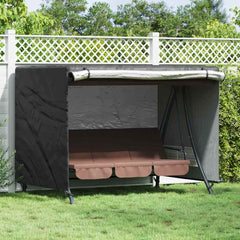 vidaXL Outdoor Swing Cover Black 220 x 150 x 150 cm 210D Oxford Fbric 1