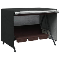 vidaXL Outdoor Swing Cover Black 220 x 150 x 150 cm 210D Oxford Fbric 3