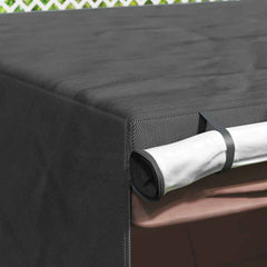 vidaXL Outdoor Swing Cover Black 250 x 250 x 160 cm 600D Oxford Fbric 5