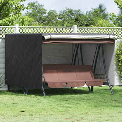 vidaXL Outdoor Swing Cover Black 250 x 250 x 160 cm 600D Oxford Fbric 1
