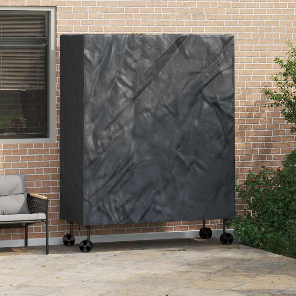 vidaXL Pingpong Table Cover 165 x 70 x 185 cm Fabric Irregular Black 1