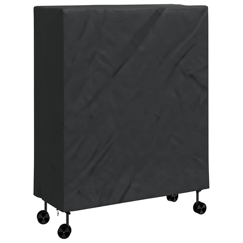 vidaXL Pingpong Table Cover 165 x 70 x 185 cm Fabric Irregular Black 3