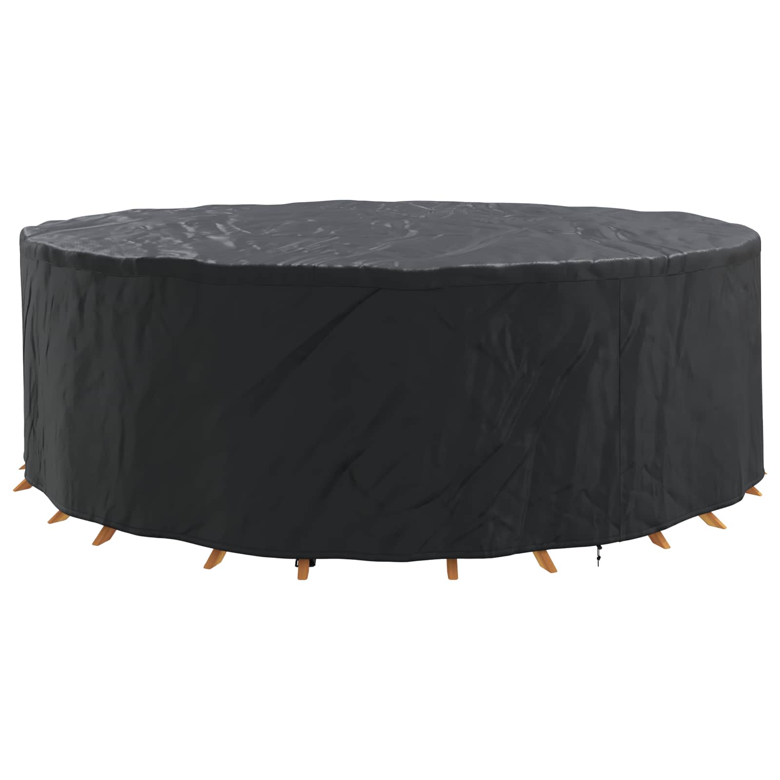 vidaXL Furniture Cover 279 x 279 x 105 cm 420D Oxford Fbric Round 3