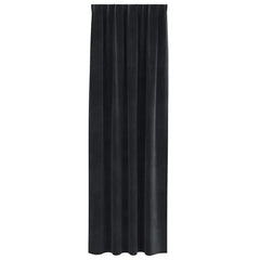 vidaXL Curtains 2 pcs Black 140 x 225 cm Velvet 4