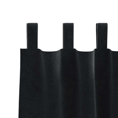 vidaXL Curtains 2 pcs Black 140 x 245 cm Velvet 5