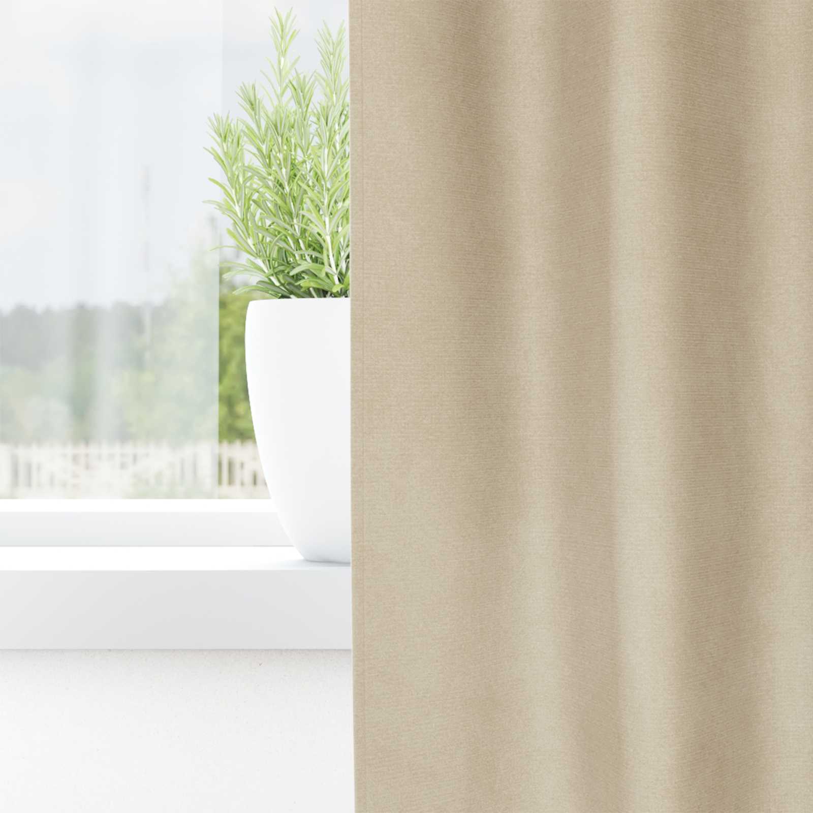vidaXL Curtains 2 pcs Cream 140 x 245 cm Velvet 3