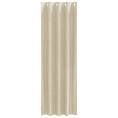 vidaXL Curtains 2 pcs Cream 140 x 245 cm Velvet 4