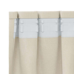 vidaXL Curtains 2 pcs Cream 140 x 245 cm Velvet 5