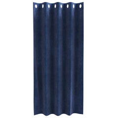 vidaXL Curtains 2 pcs Dark Blue 140 x 175 cm Velvet 4