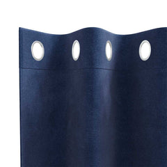 vidaXL Curtains 2 pcs Dark Blue 140 x 245 cm Velvet 5