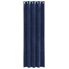 vidaXL Curtains 2 pcs Dark Blue 140 x 245 cm Velvet 4