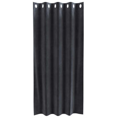 vidaXL Curtains 2 pcs Dark Grey 140 x 175 cm Velvet 4