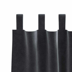 vidaXL Curtains 2 pcs Dark Grey 140 x 140 cm Velvet 5