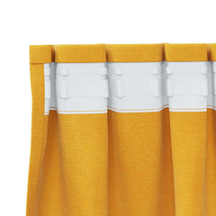 vidaXL Curtains 2 pcs Mustard Yellow 140 x 225 cm Velvet 5