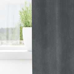 vidaXL Curtains 2 pcs Light Grey 140 x 175 cm Velvet 3