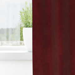 vidaXL Curtains 2 pcs Wine Red 140 x 225 cm Velvet 3
