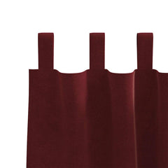 vidaXL Curtains 2 pcs Wine Red 140 x 260 cm Velvet 5