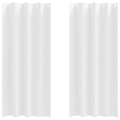 vidaXL Blackout Curtains with Rings 2 pcs Pure White 245 x 140 cm 2