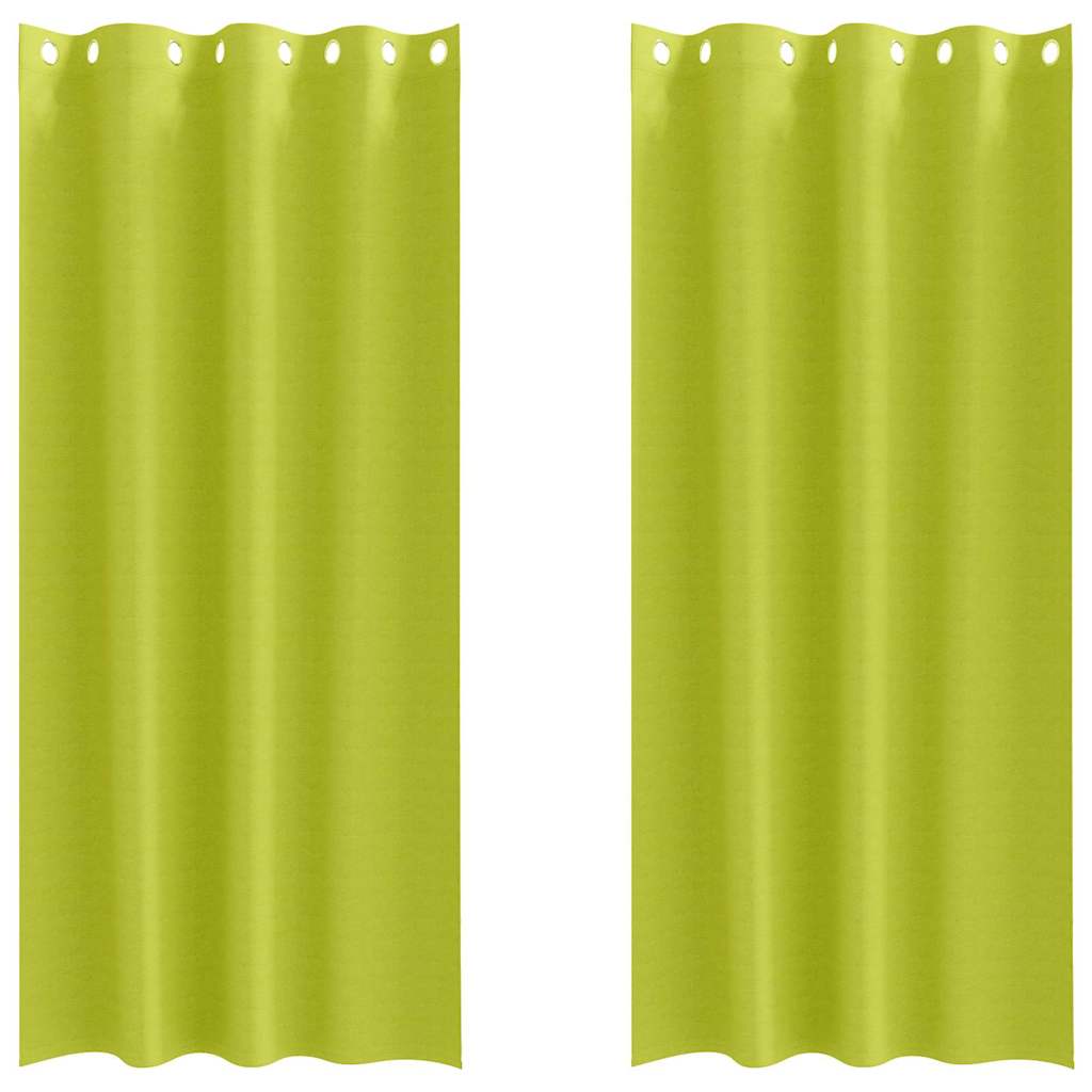 The blackout curtains displayed side by side against a plain white background