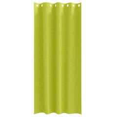 A single panel of the blackout curtains showing the full length and top rings