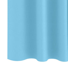 vidaXL Blackout Curtains with Rings 2 pcs Light Blue 245 x 140 cm 6
