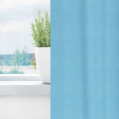 vidaXL Blackout Curtains with Rings 2 pcs Light Blue 245 x 140 cm 3