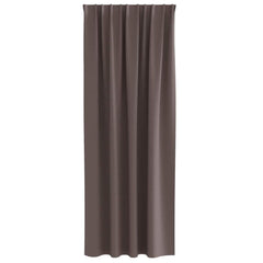 vidaXL Blackout Curtains with Rings 2 pcs Dark Brown 225 x 140 cm 4