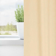 vidaXL Blackout Curtains with Rings 2 pcs Cream 225 x 140 cm Polyester 3