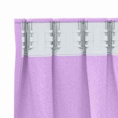 vidaXL Blackout Curtains with Rings 2 pcs Purple 245 x 140 cm 5