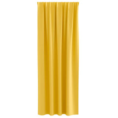 vidaXL Blackout Curtains with Rings 2 pcs Mustard Yellow 245 x 140 cm 4