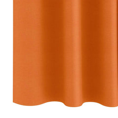 vidaXL Blackout Curtains with Rings 2 pcs Bright Orange 245 x 140 cm 6