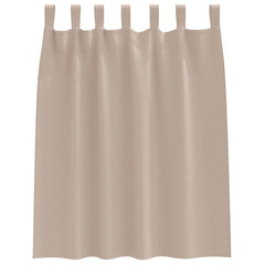 vidaXL Blackout Curtains with Rings 2 pcs Taupe 140 x 140 cm Polyester 4