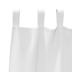 vidaXL Blackout Curtains with Rings 2 pcs Pure White 225 x 140 cm 5