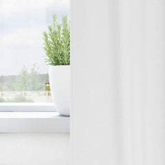 vidaXL Blackout Curtains with Rings 2 pcs Pure White 225 x 140 cm 3