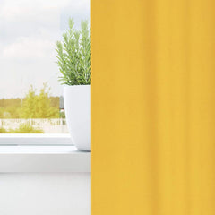 vidaXL Blackout Curtains with Rings 2 pcs Mustard Yellow 260 x 140 cm 3