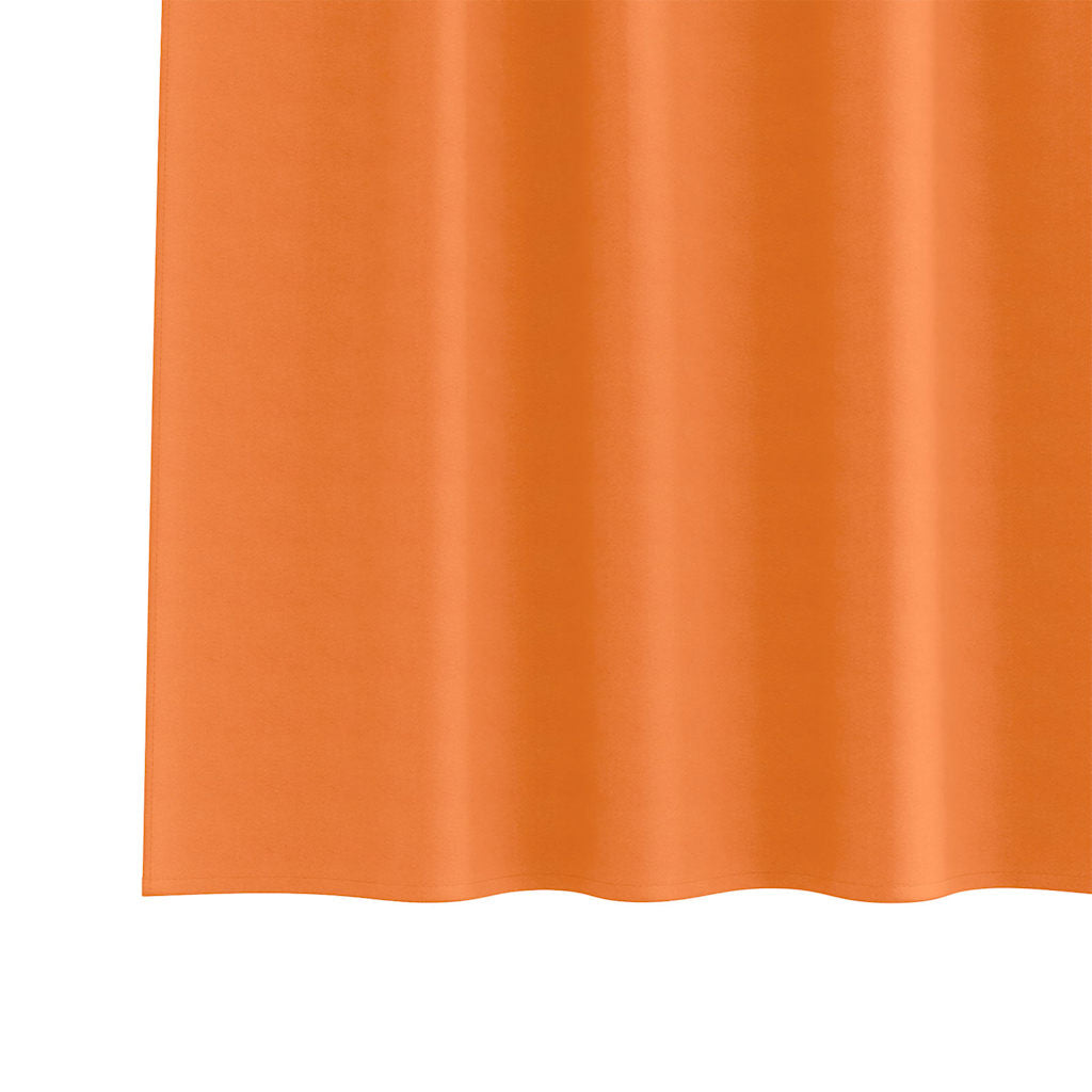 vidaXL Blackout Curtains with Rings 2 pcs Bright Orange 225 x 140 cm 6