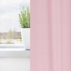 vidaXL Blackout Curtains with Rings 2 pcs Baby Pink 175 x 140 cm 3