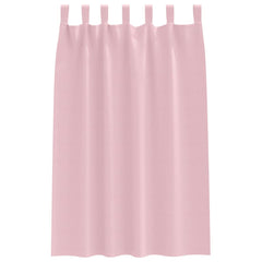 vidaXL Blackout Curtains with Rings 2 pcs Baby Pink 175 x 140 cm 4
