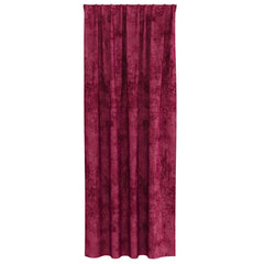 vidaXL Velvet Curtains 2 pcs Wine Red 260 x 140 cm Velvet 4