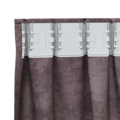 vidaXL Velvet Curtains 2 pcs Brown 260 x 140 cm Velvet 5