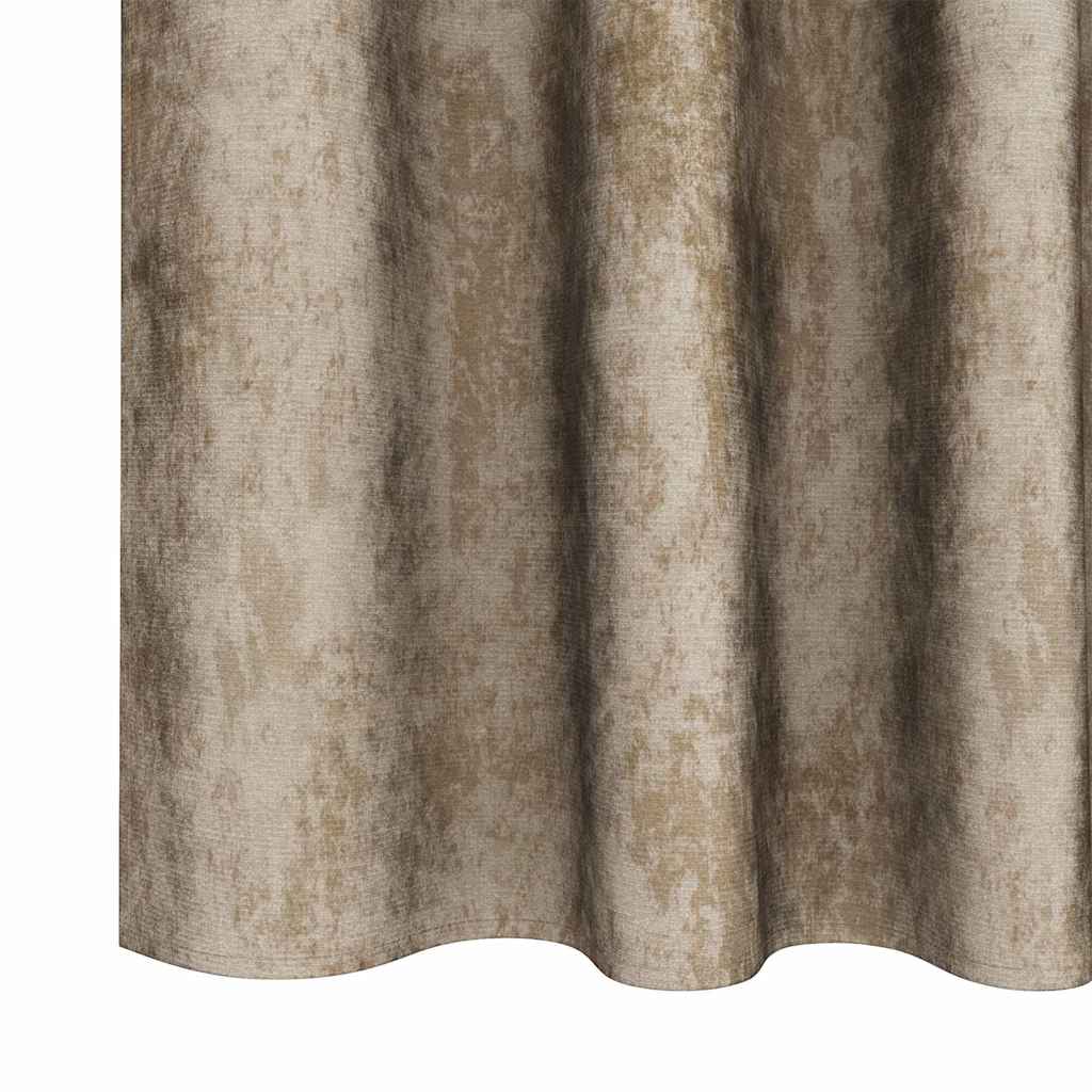 vidaXL Velvet Curtains 2 pcs Champagne 260 x 140 cm Velvet 6