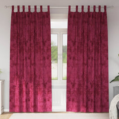 vidaXL Velvet Curtains 2 pcs Wine red 245 x 140 cm Velvet 1