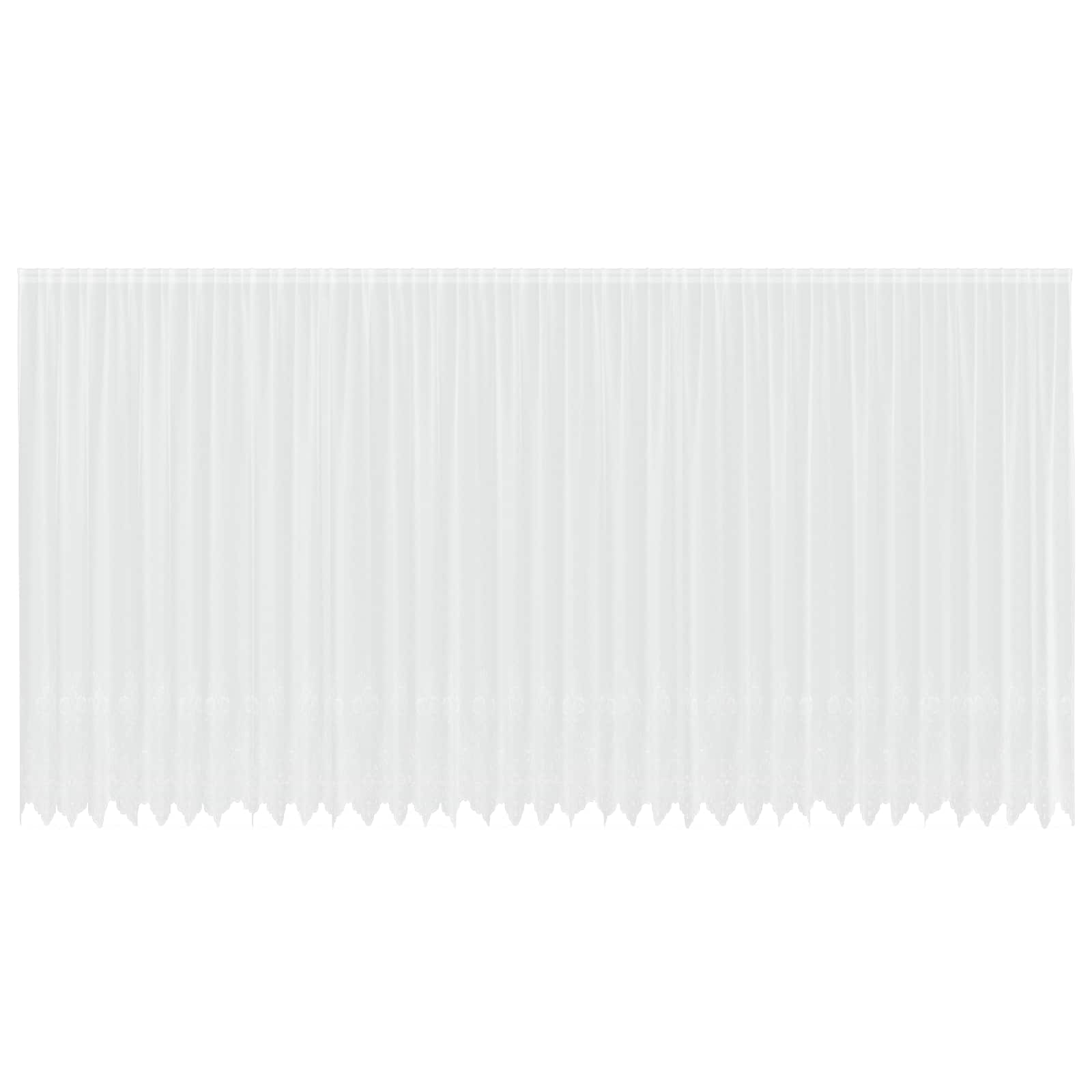 vidaXL Lace Curtain White 280 x 900 cm Polyester 2