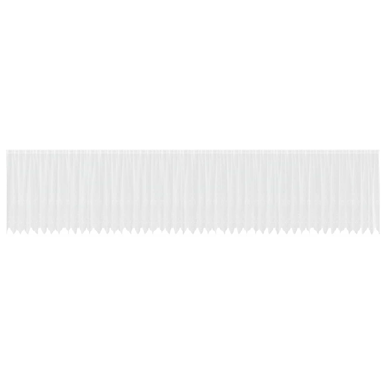 vidaXL Lace Curtain White 160 x 1200 cm Polyester 2